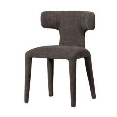 DINING CHAIR FLL COVER ESPRESSO 78    - CHAIRS, STOOLS